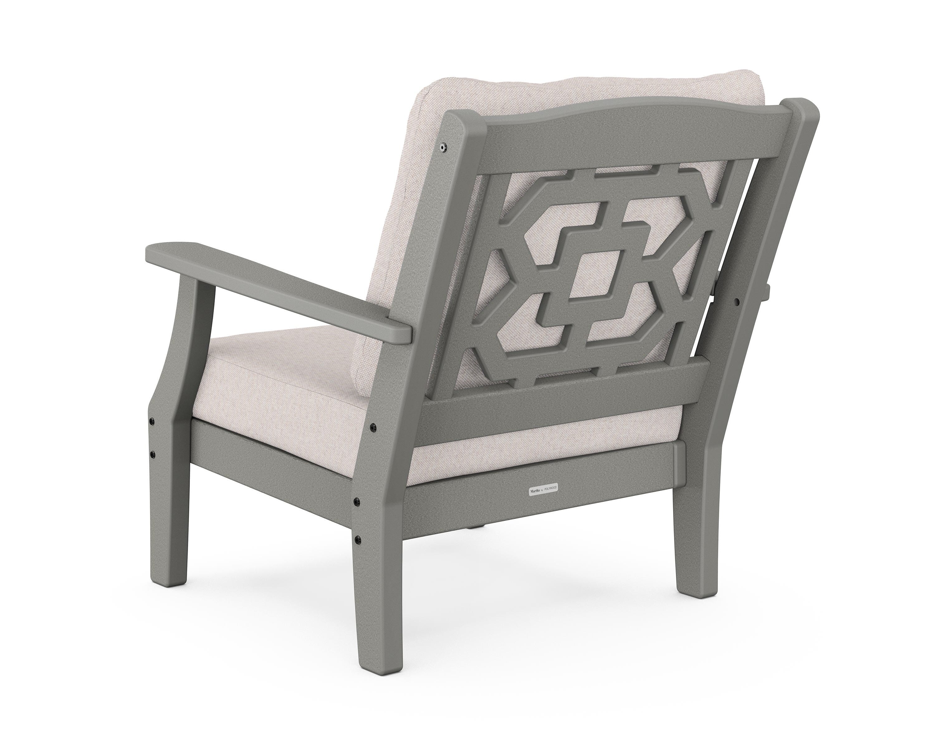 Chinoiserie 4-Piece Deep Seating Set with Sofa back view