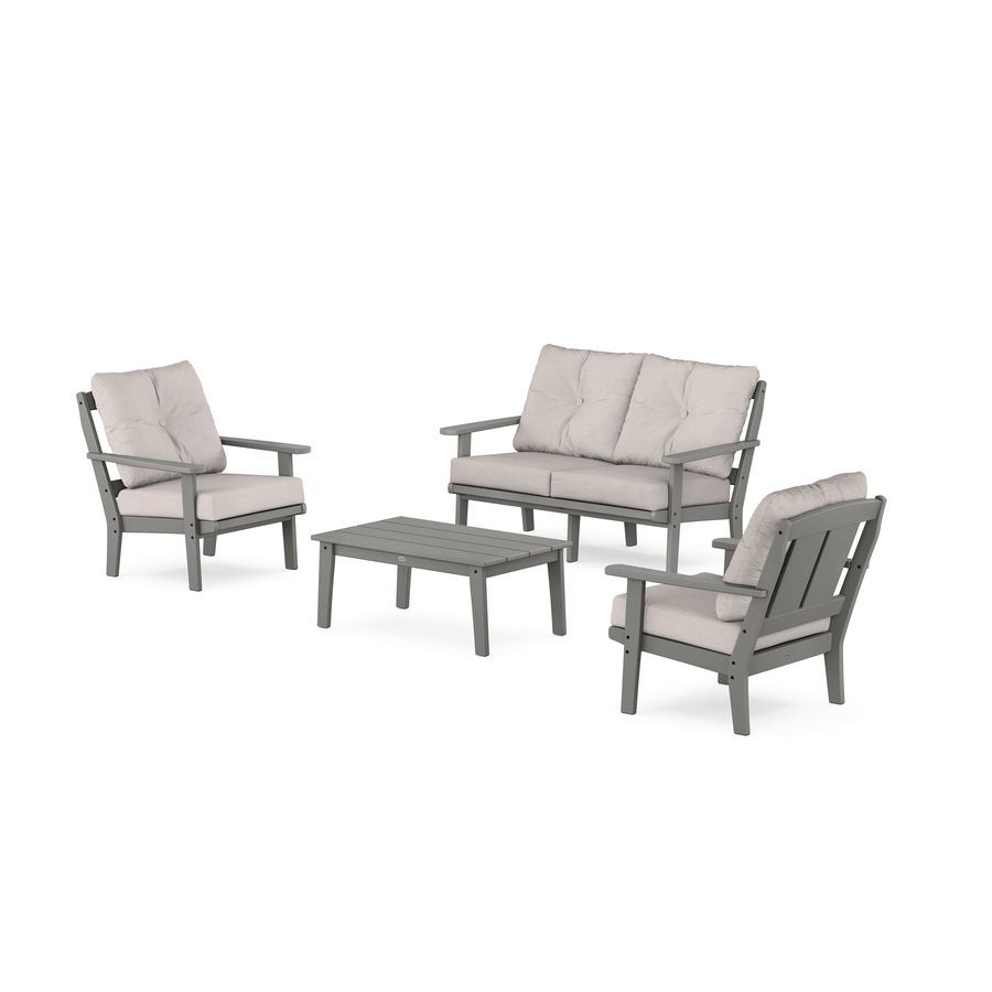 POLYWOOD Mission 4-Piece Deep Seating Set with Loveseat