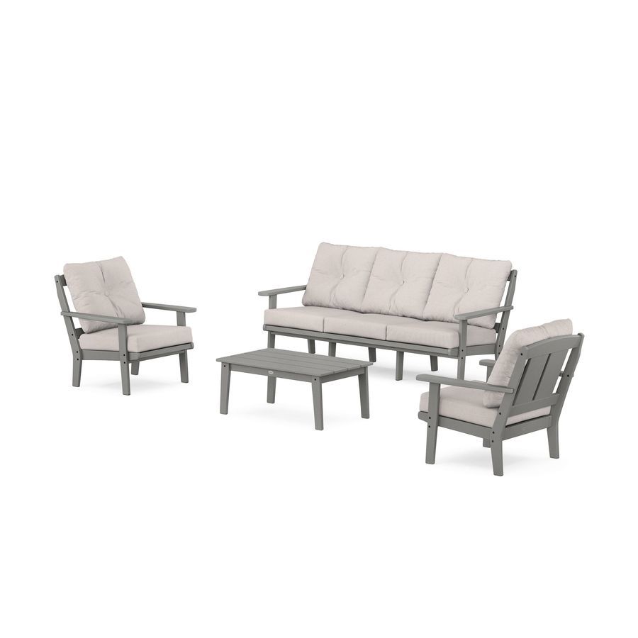POLYWOOD Mission 4-Piece Deep Seating Set with Sofa