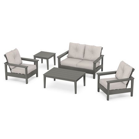 POLYWOOD Prescott 5-Piece Deep Seating Set