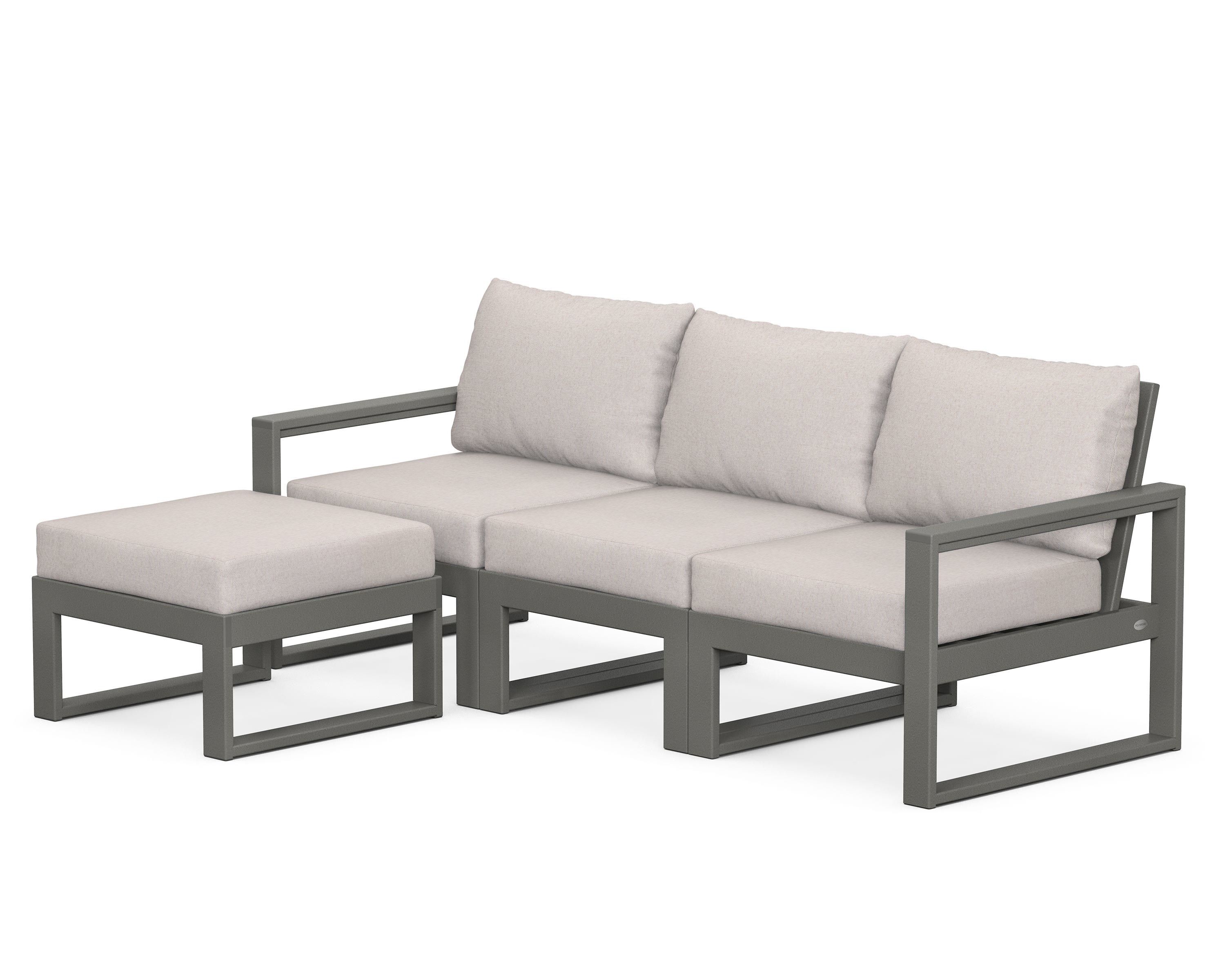 Grey outdoor lounge online set