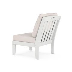 Yacht Club Modular Armless Chair - Back Image