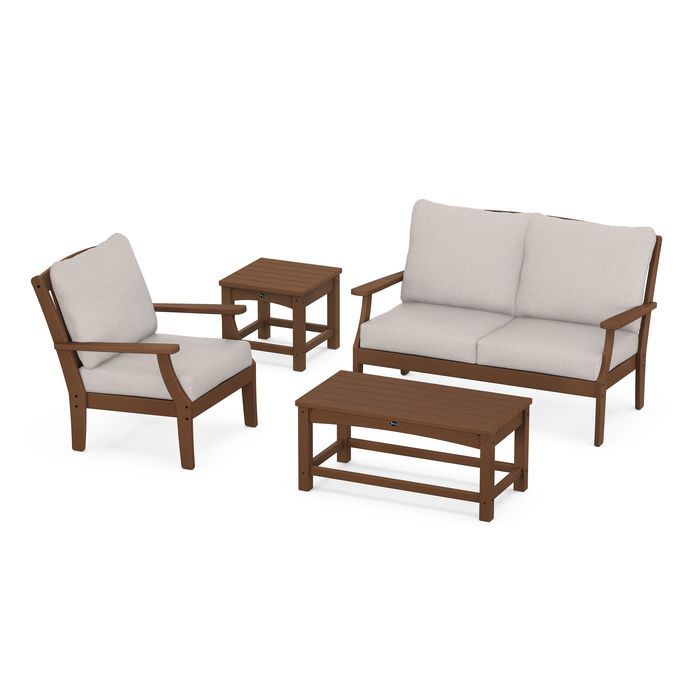 Trex Outdoor Furniture Yacht Club 4-Piece Deep Seating Set
