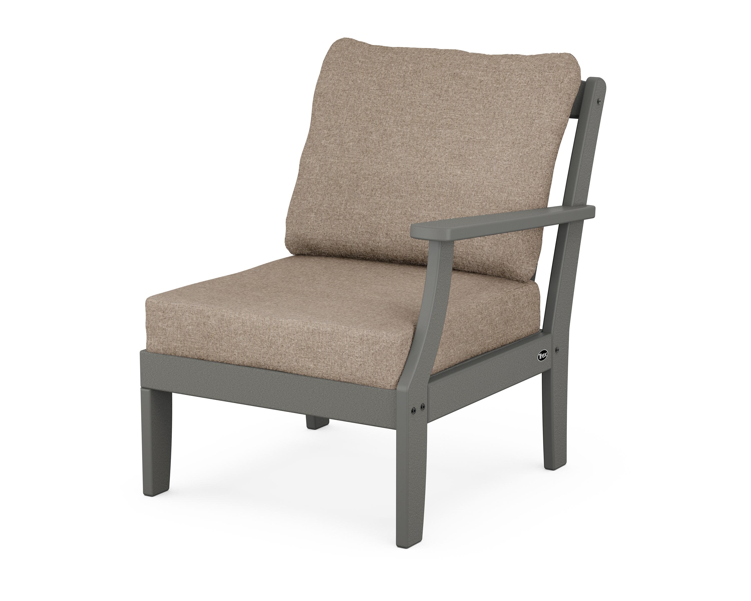 Trex Outdoor Furniture Yacht Club Modular Right Arm Chair