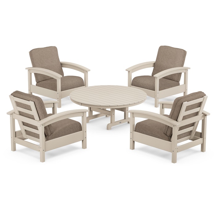 Trex Outdoor Furniture Rockport 5-Piece Deep Seating Set