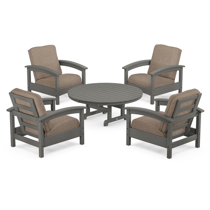 Trex Outdoor Furniture Rockport 5-Piece Deep Seating Set