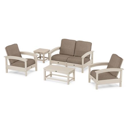 Trex Outdoor Furniture Rockport Club 6-Piece Deep Seating Conversation Set