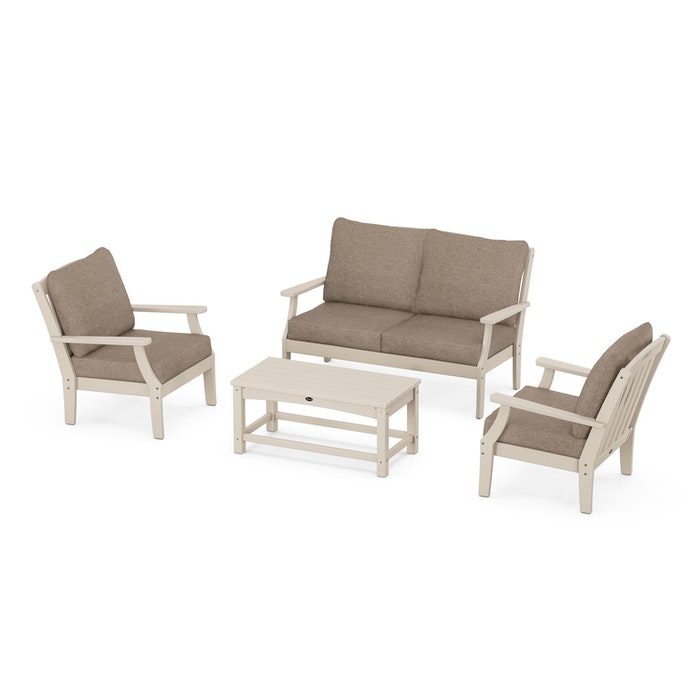 Trex Outdoor Furniture Yacht Club 4-Piece Deep Seating Chair Set