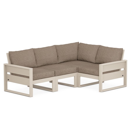 Trex Outdoor Furniture Eastport 4- Piece Sectional