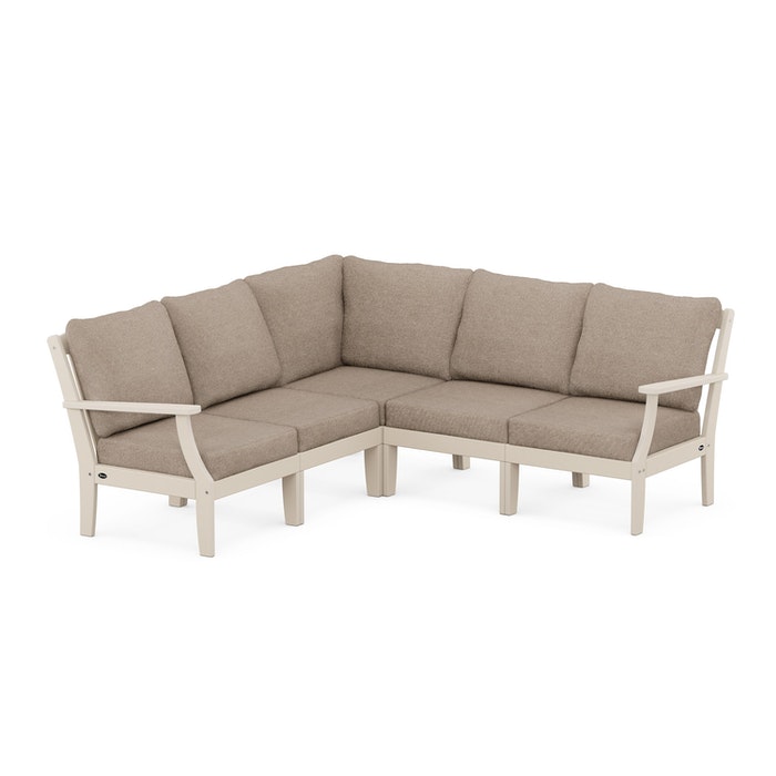 POLYWOOD Yacht Club Modular 5-Piece Deep Seating Set