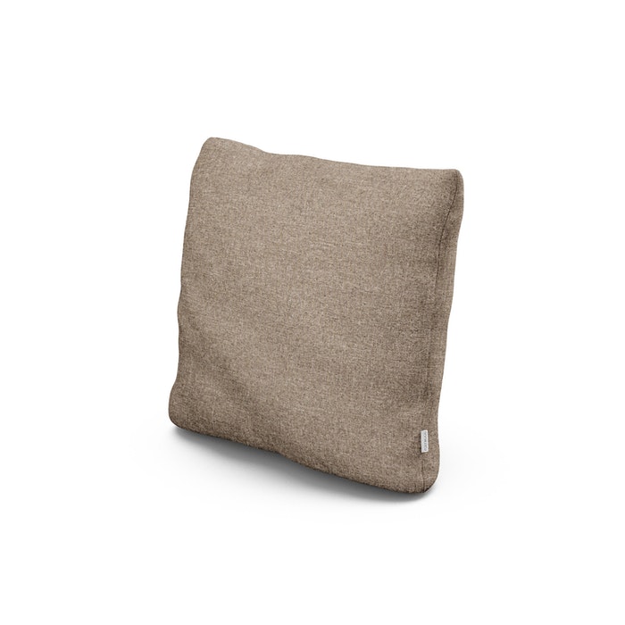 18" Outdoor Throw Pillow in Spiced Burlap