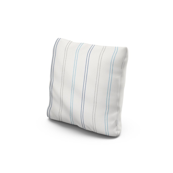 18" Outdoor Throw Pillow in Marine High Tide