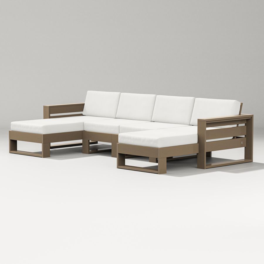 POLYWOOD Latitude Double Chaise Sectional