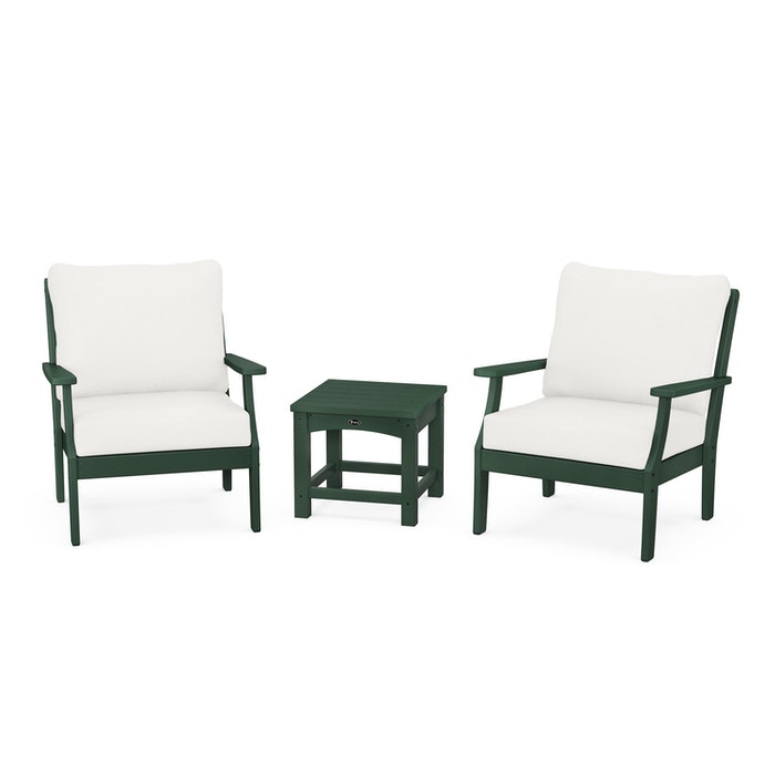 Trex Outdoor Furniture Yacht Club 3-Piece Deep Seating Set
