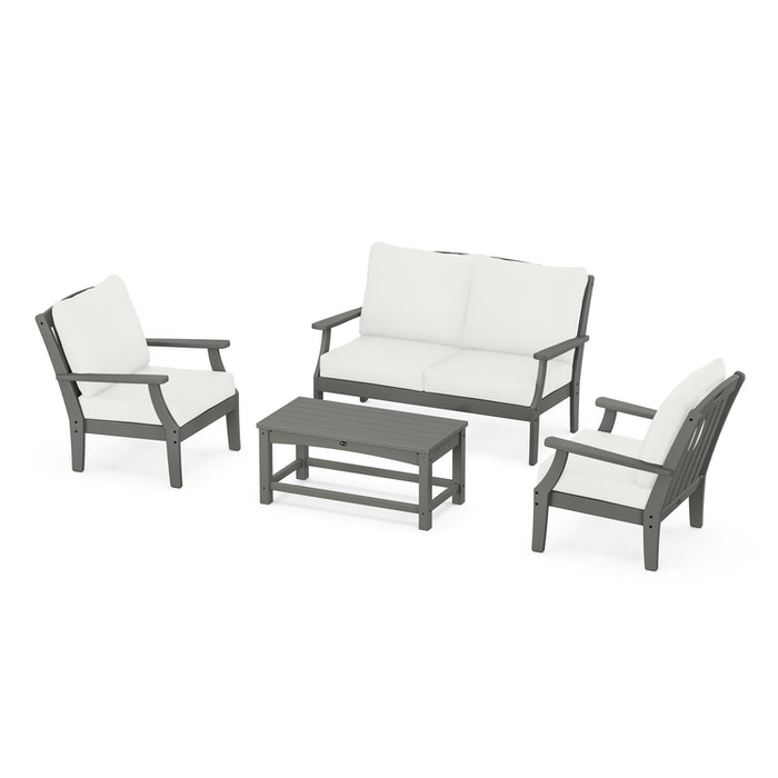 Yacht Club 4-Piece Deep Seating Chair Set - TXS480-2