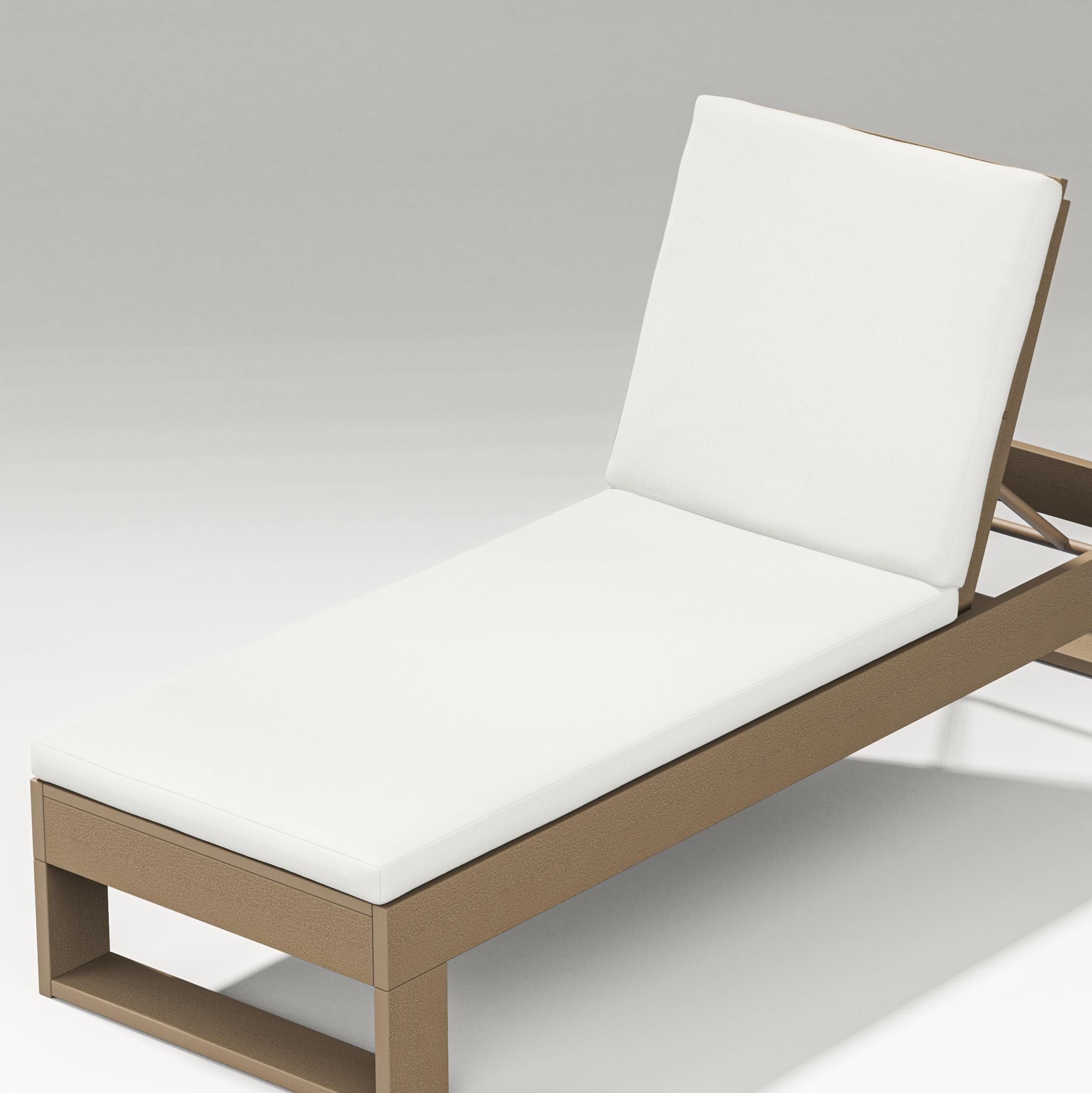 polywood chaise lounge with cushion