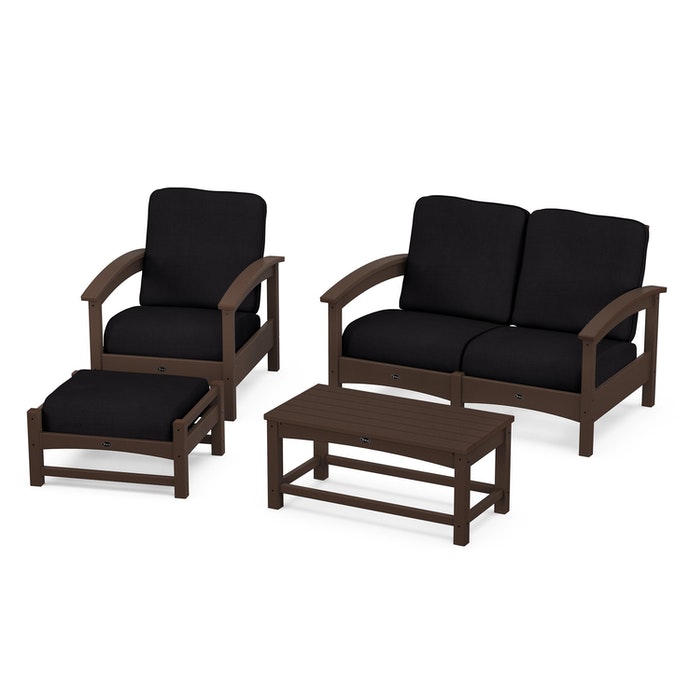 Trex Outdoor Furniture Rockport 4-Piece Deep Seating Conversation Group