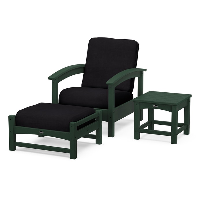 Trex Outdoor Furniture Rockport 3-Piece Deep Seating Set
