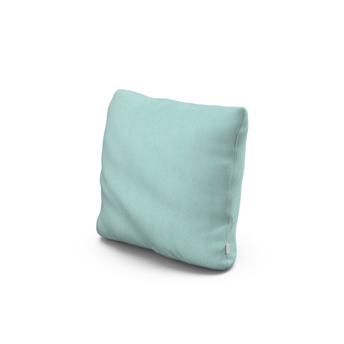 POLYWOOD 16" Outdoor Throw Pillow in Primary Colors Teal