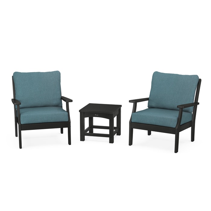 Trex Outdoor Furniture Yacht Club 3-Piece Deep Seating Set