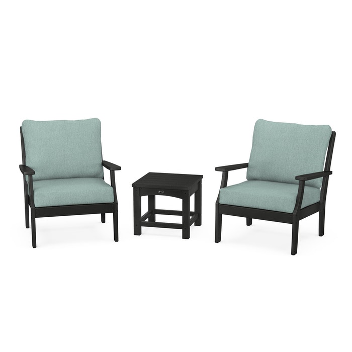 Trex Outdoor Furniture Yacht Club 3-Piece Deep Seating Set