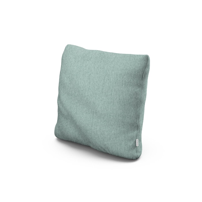 POLYWOOD 18" Outdoor Throw Pillow in Glacier Spa