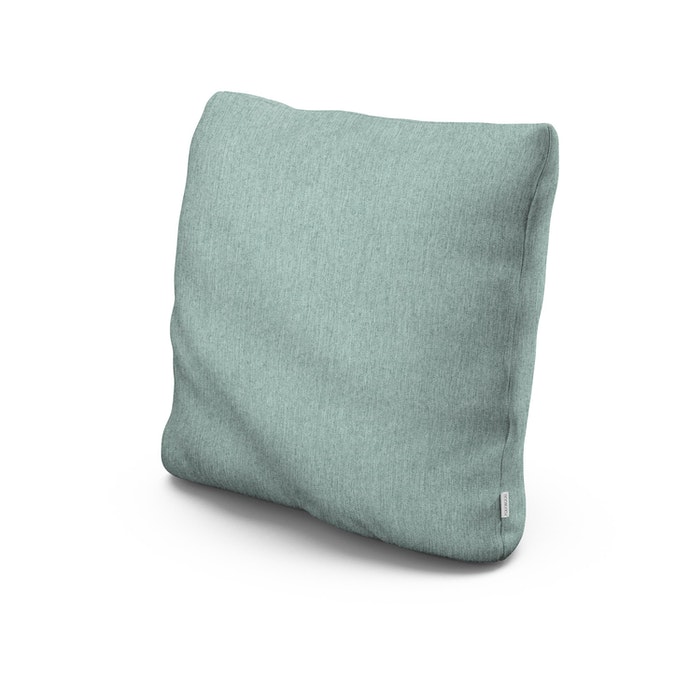 POLYWOOD 22" Outdoor Throw Pillow in Glacier Spa