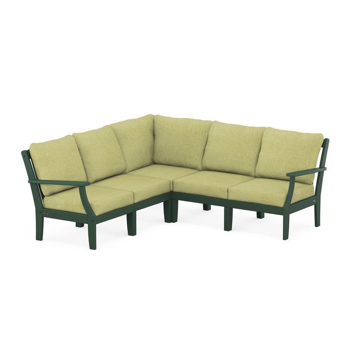 POLYWOOD Yacht Club Modular 5-Piece Deep Seating Set