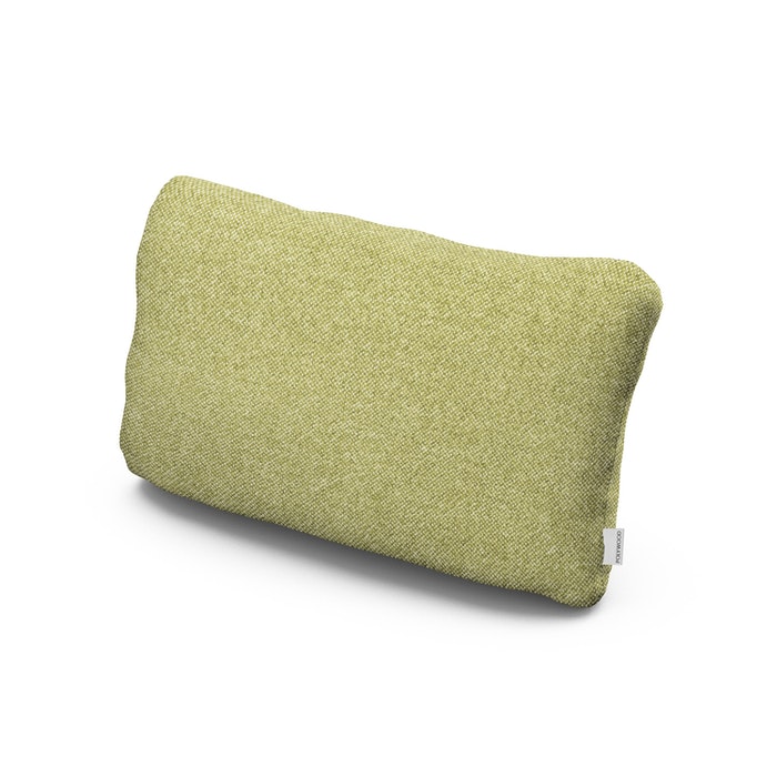 Outdoor Lumbar Pillow in Chartreuse Boucle