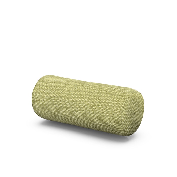 Outdoor Bolster Pillow in Chartreuse Boucle