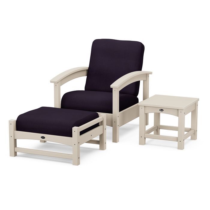 Trex Outdoor Furniture Rockport 3-Piece Deep Seating Set