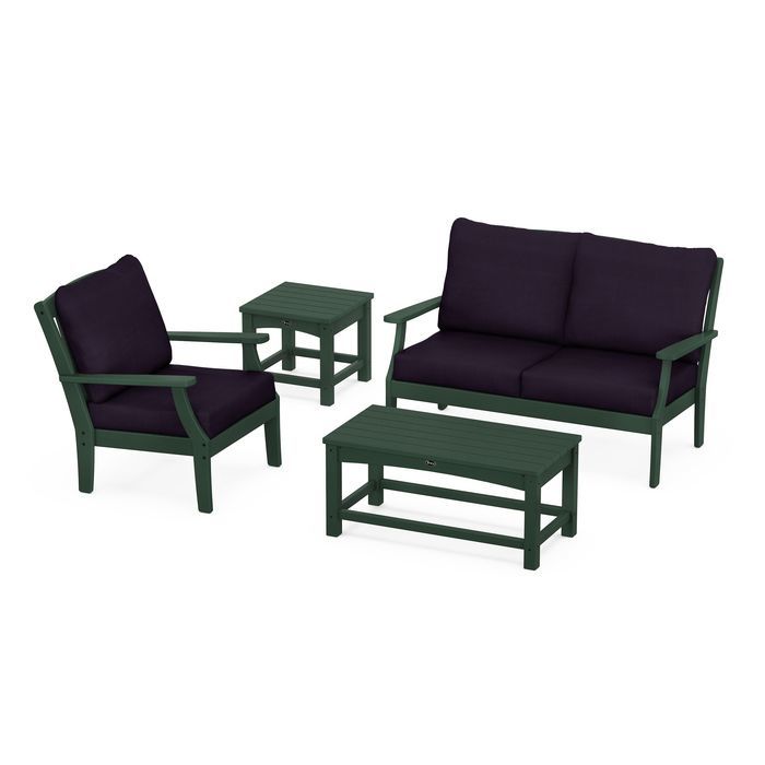 Trex Outdoor Furniture Yacht Club 4-Piece Deep Seating Set