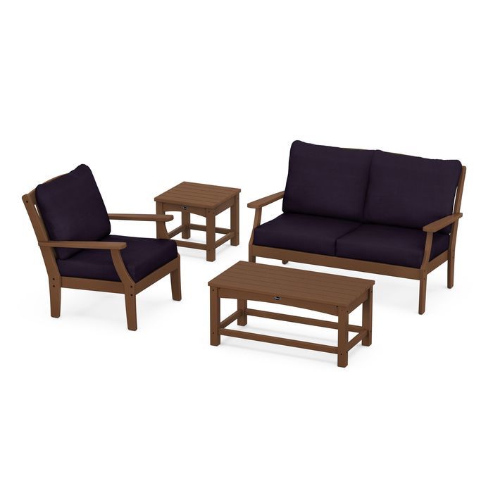 Trex Outdoor Furniture Yacht Club 4-Piece Deep Seating Set