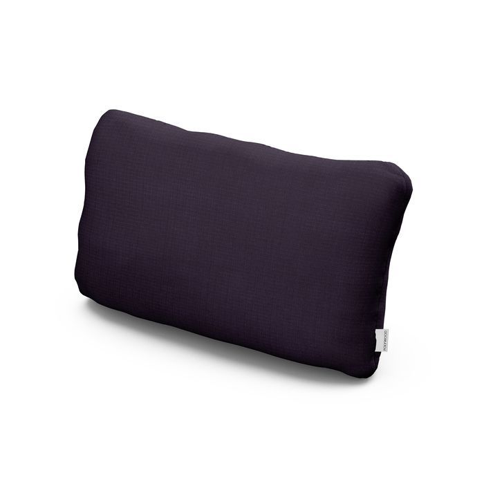 POLYWOOD Outdoor Lumbar Pillow in Navy Linen
