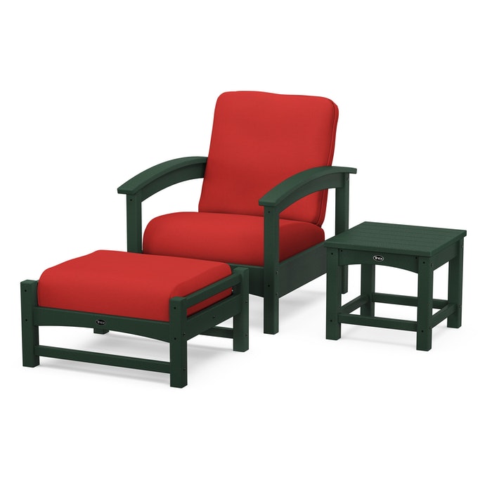 Trex Outdoor Furniture Rockport 3-Piece Deep Seating Set