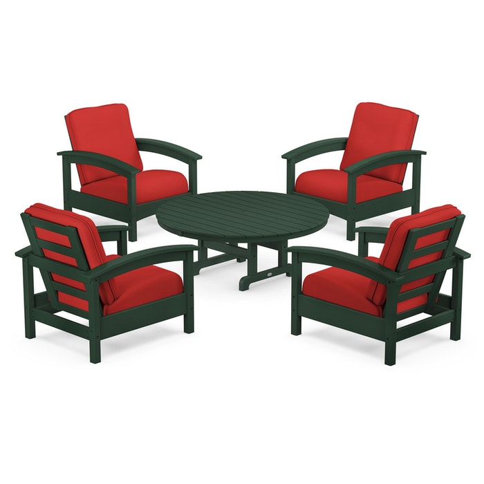 Trex Outdoor Furniture Rockport 5-Piece Deep Seating Set