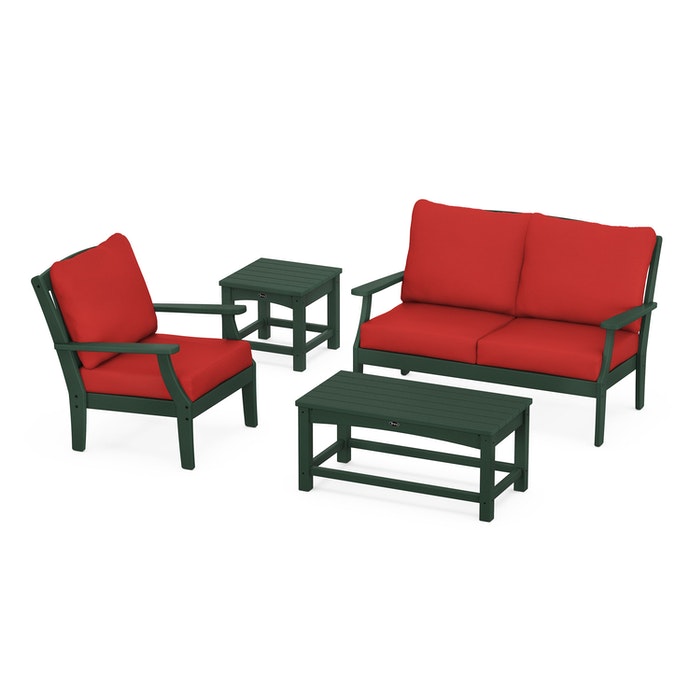 Trex Outdoor Furniture Yacht Club 4-Piece Deep Seating Set