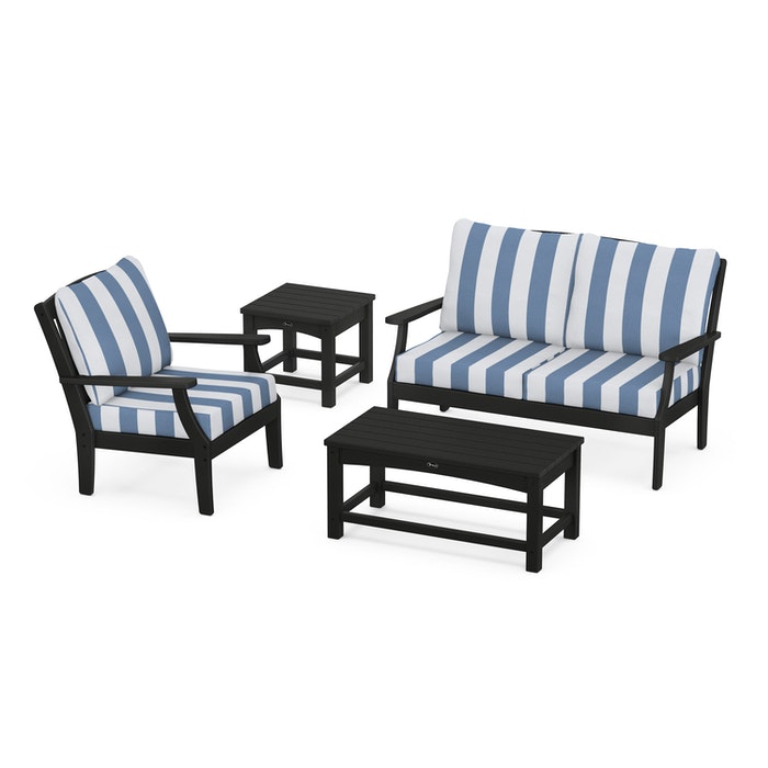 Trex Outdoor Furniture Yacht Club 4-Piece Deep Seating Set