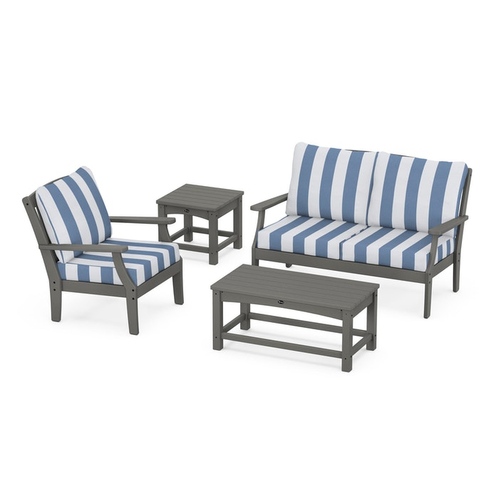 Trex Outdoor Furniture Yacht Club 4-Piece Deep Seating Set