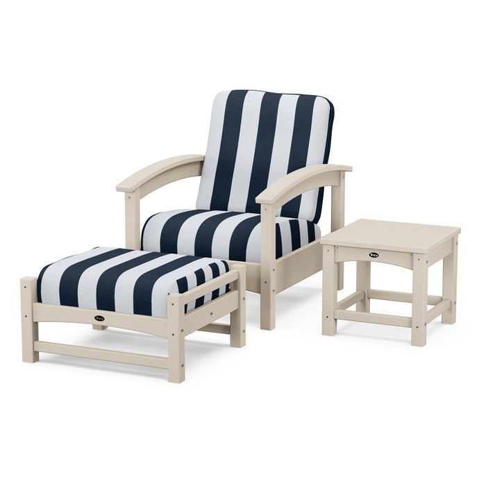 Trex Outdoor Furniture Rockport 3-Piece Deep Seating Set