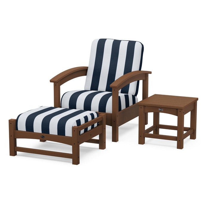 Trex Outdoor Furniture Rockport 3-Piece Deep Seating Set