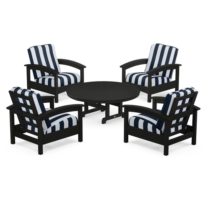 Trex Outdoor Furniture Rockport 5-Piece Deep Seating Set