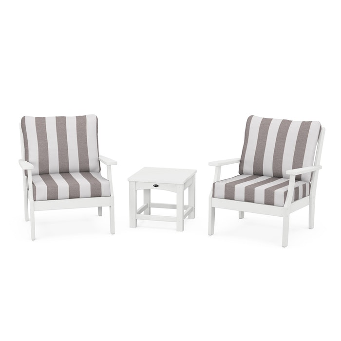 Trex Outdoor Furniture Yacht Club 3-Piece Deep Seating Set