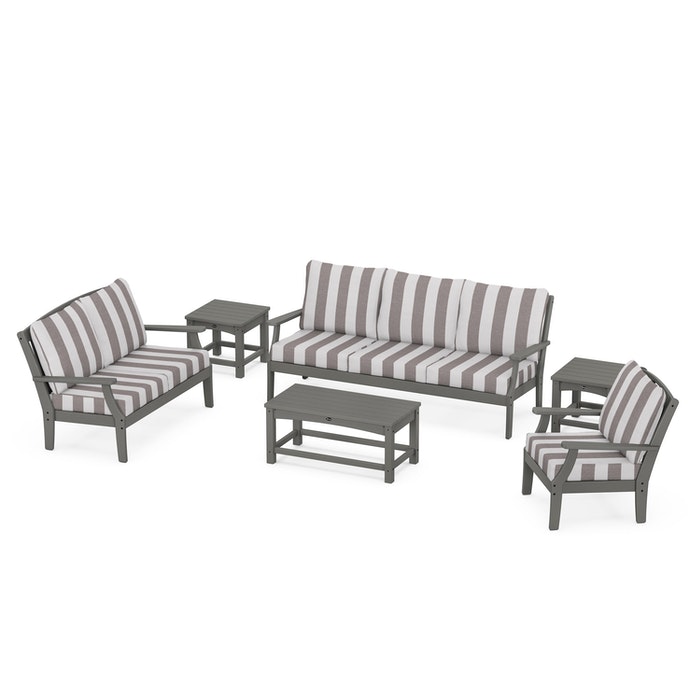 Trex Outdoor Furniture Yacht Club 6-Piece Deep Seating Set