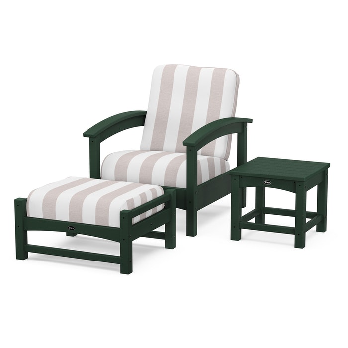 Trex Outdoor Furniture Rockport 3-Piece Deep Seating Set