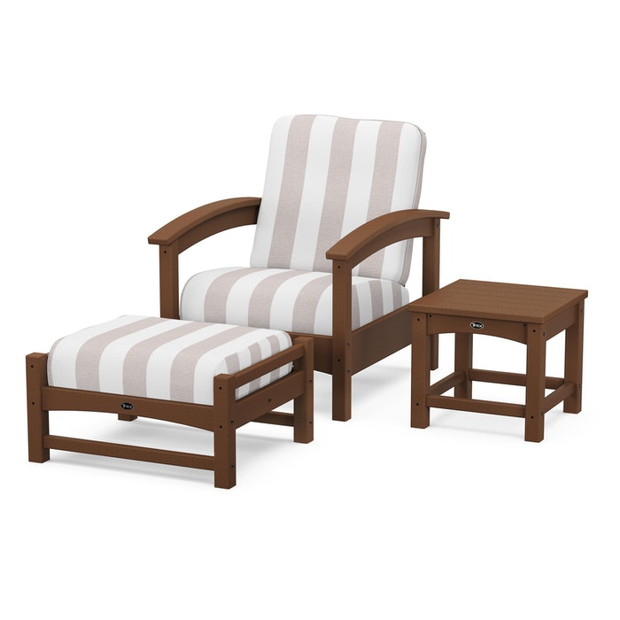 Trex Outdoor Furniture Rockport 3-Piece Deep Seating Set