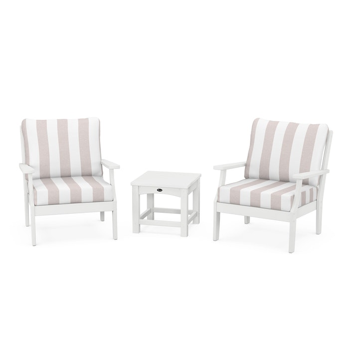 Trex Outdoor Furniture Yacht Club 3-Piece Deep Seating Set