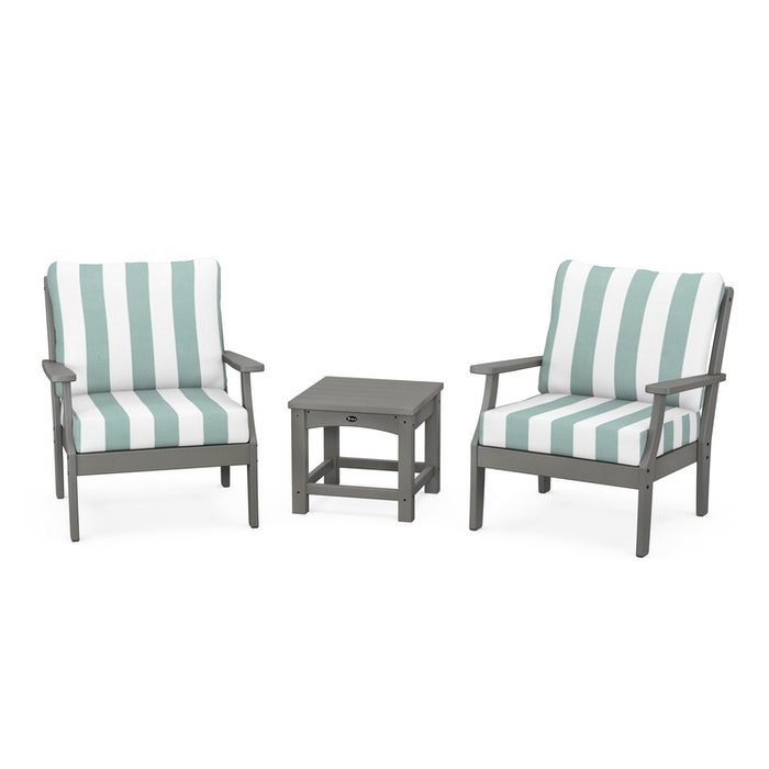 Trex Outdoor Furniture Yacht Club 3-Piece Deep Seating Set