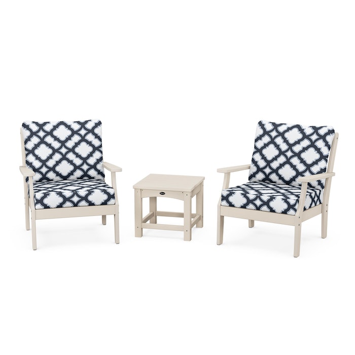 Trex Outdoor Furniture Yacht Club 3-Piece Deep Seating Set