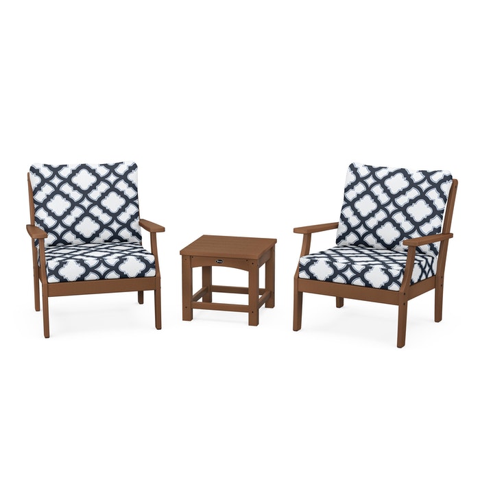 Trex Outdoor Furniture Yacht Club 3-Piece Deep Seating Set